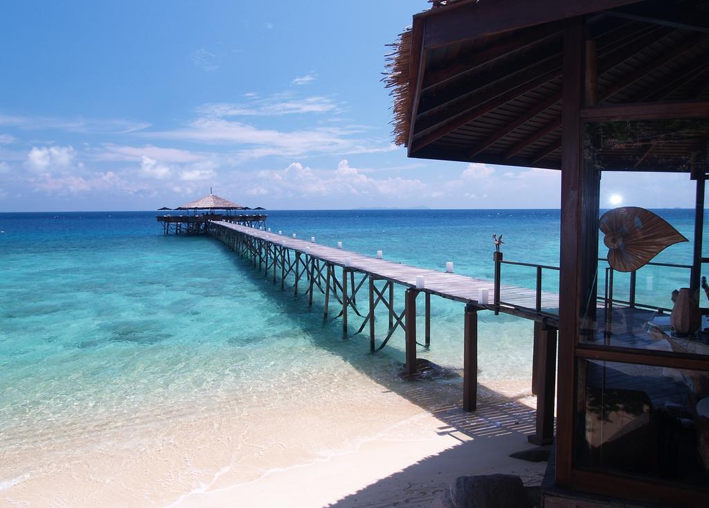 Pemandangan laut di Japamala Resort, Pulau Tioman