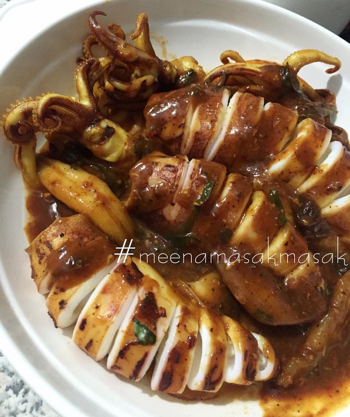 sotong bakar