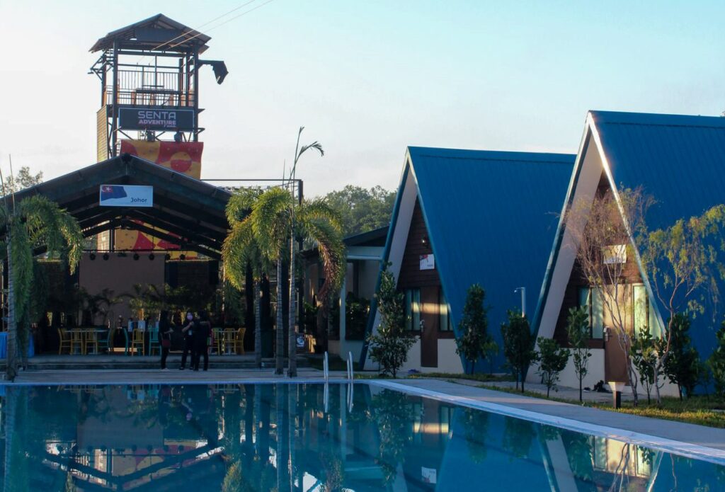 Kawasan perkhemahan dan aktiviti luar Senta Adventure Camp