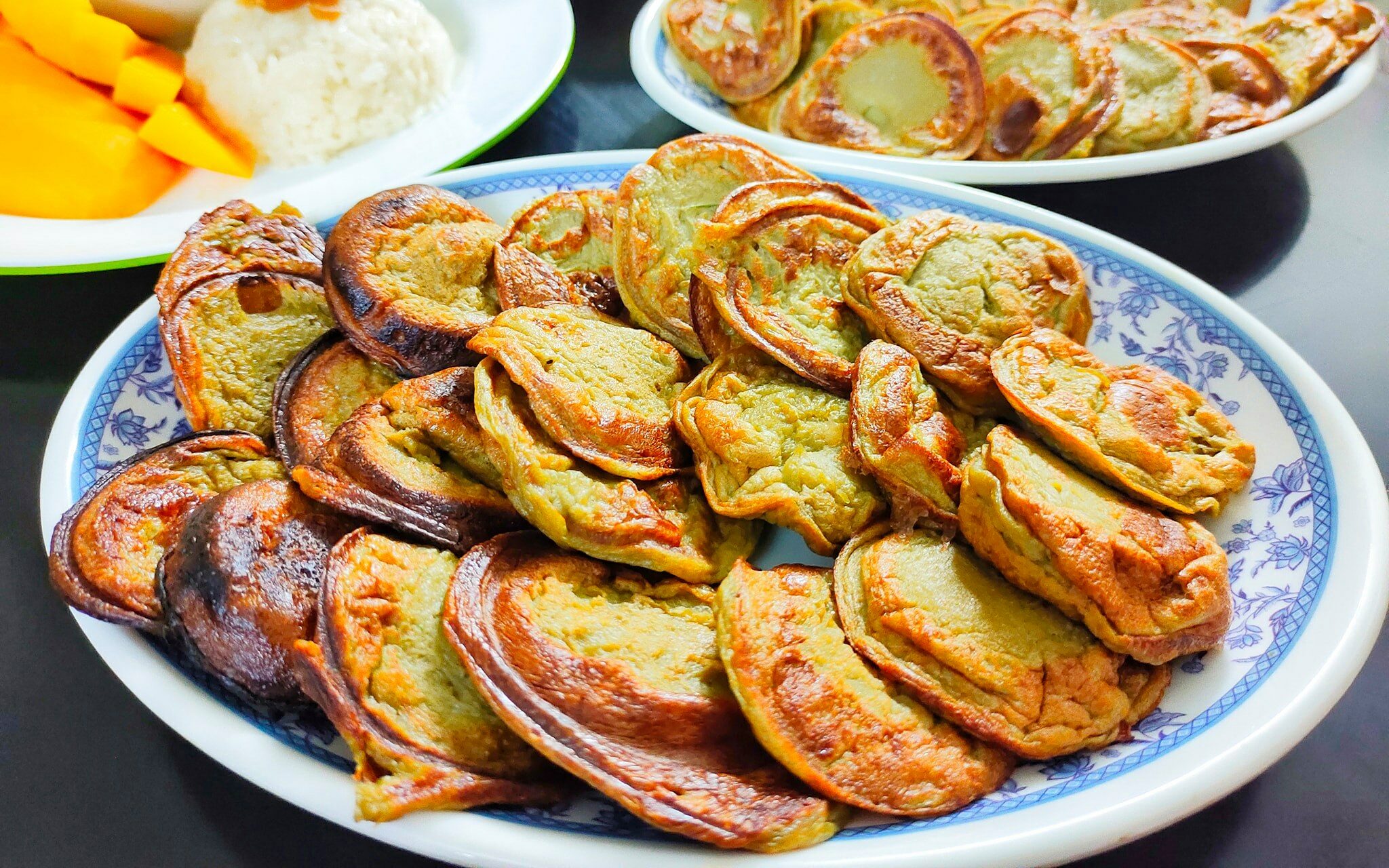 Akok bakar lembut bertelur