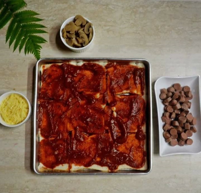 resepi roti pizza