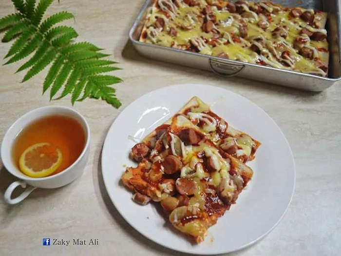 resepi roti pizza