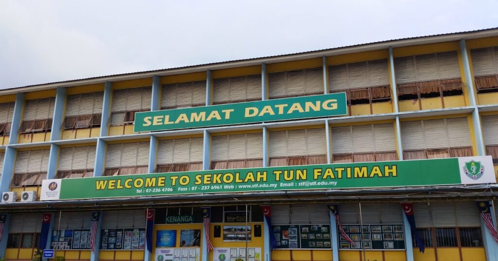 Pemandangan Sekolah Tun Fatimah di Johor
