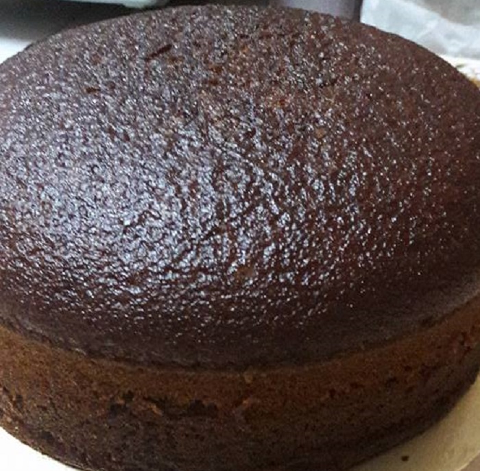 Kek Gula Hangus Kukus