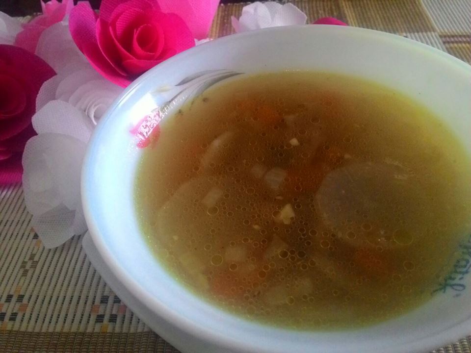 Sup lobak putih yang sihat