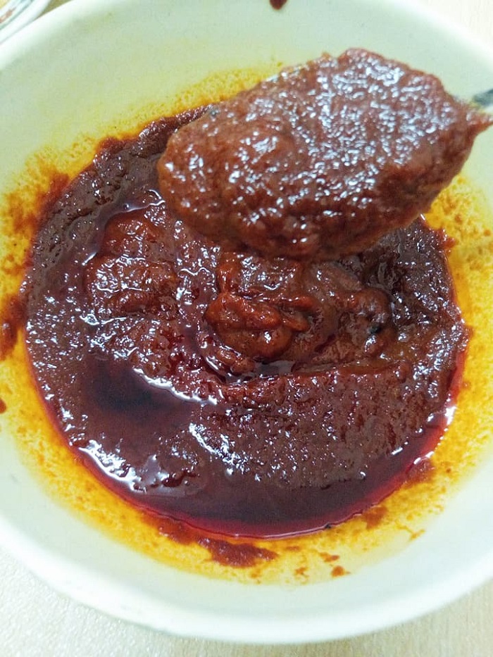 sambal merah bihun sup utara