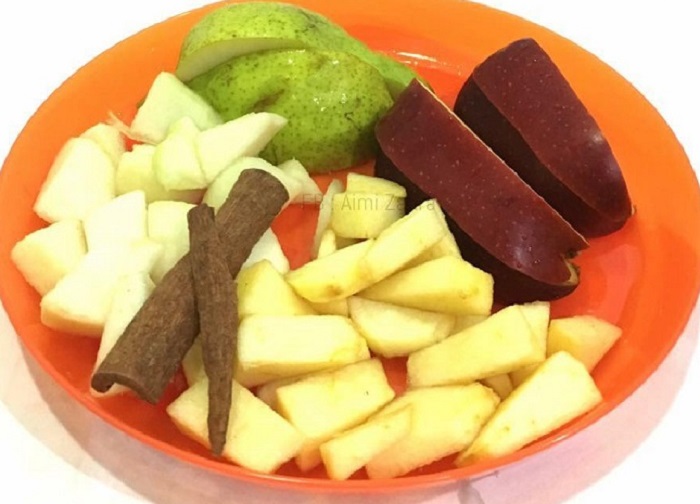 Pelbagai jenis puri sayur-sayuran dan buah-buahan untuk makanan bayi 6 bulan yang berkhasiat