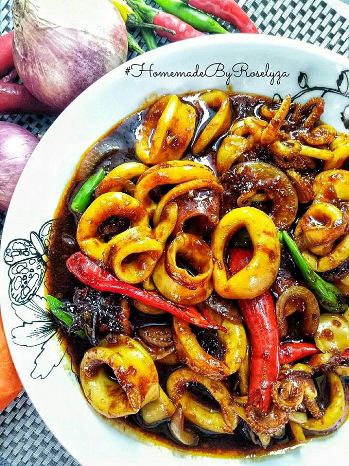 sotong masak kicap