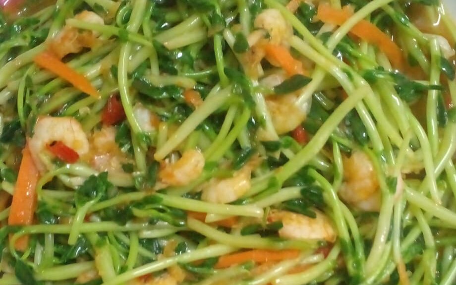 Sayur miau goreng