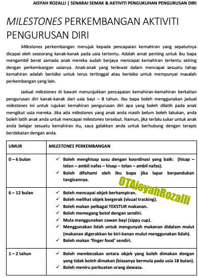 Ibu bapa mengajar anak kemahiran asas