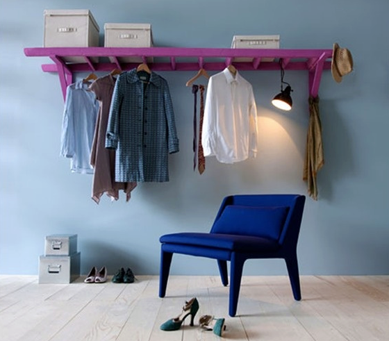 Pelbagai idea penyangkut baju serbaguna dan DIY yang menjimatkan ruang untuk pakaian lebih tersusun.