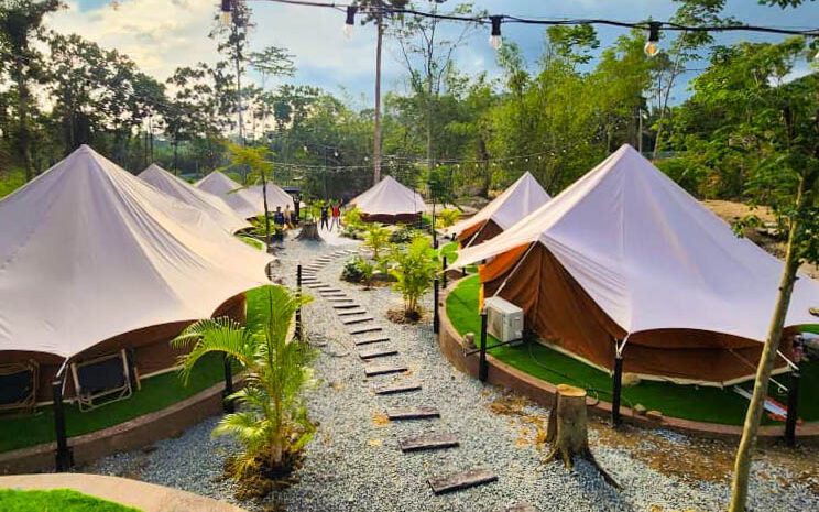 Khemah glamping di Belantara Resort