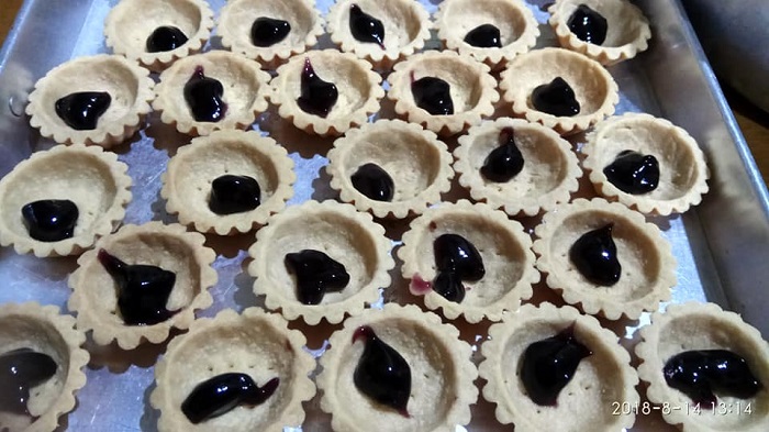 blueberry cheese tart