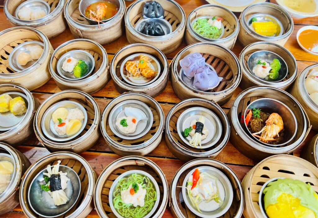 Bakul dimsum di Dimsum Chabura
