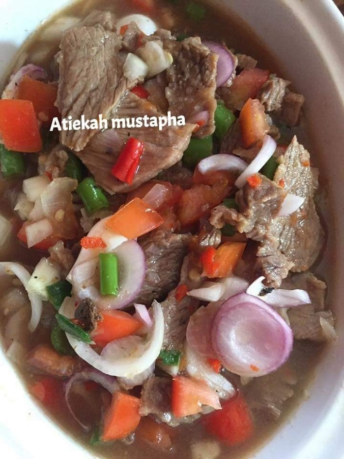 daging rebus air asam