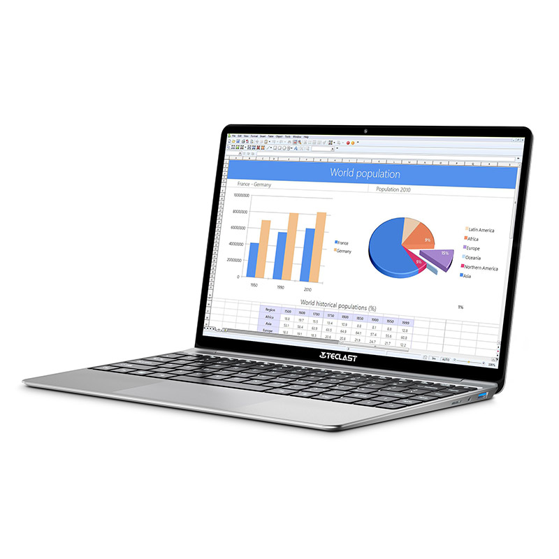Laptop nipis Teclast F7 Plus