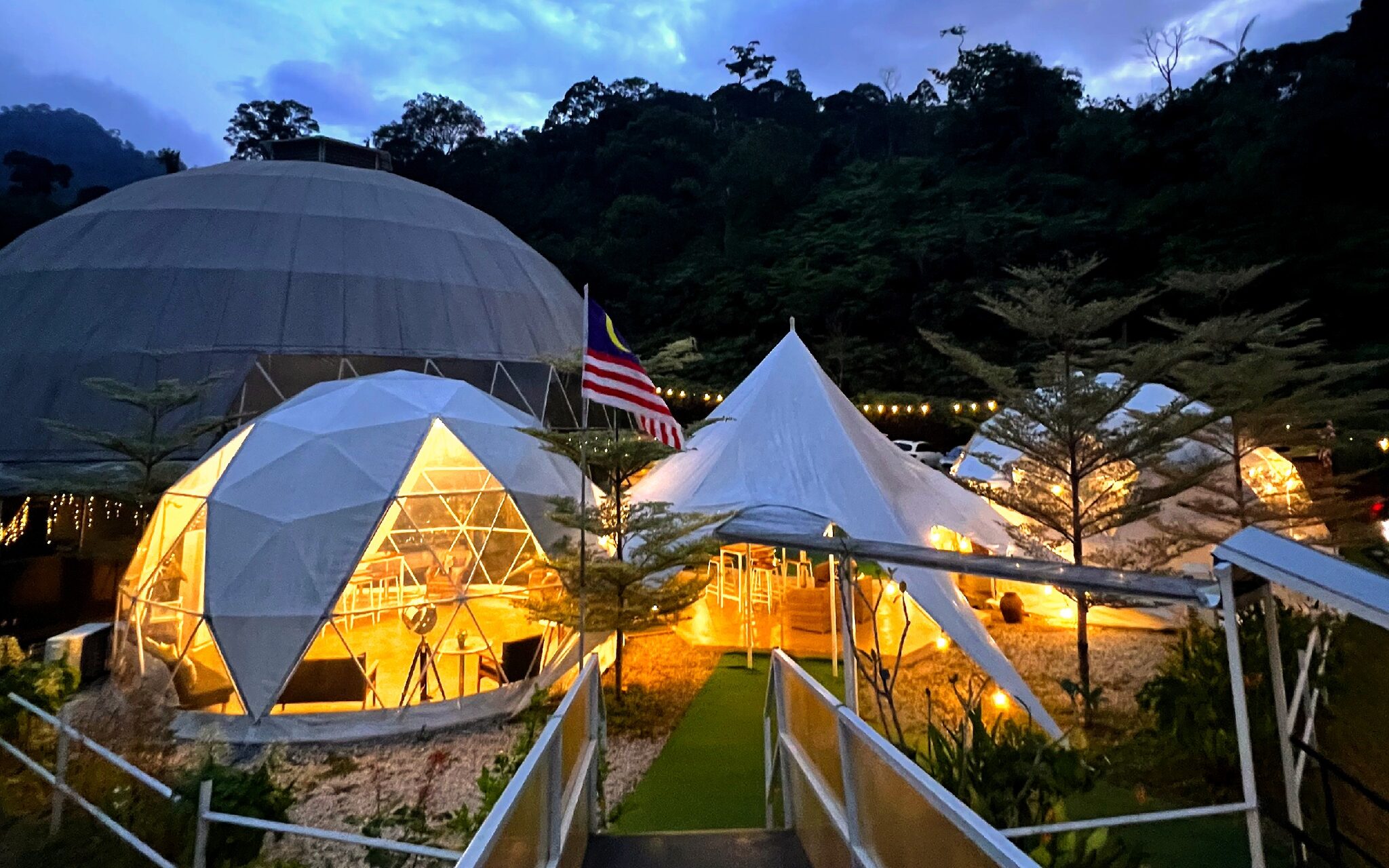 Khemah dome di Glamz At Genting