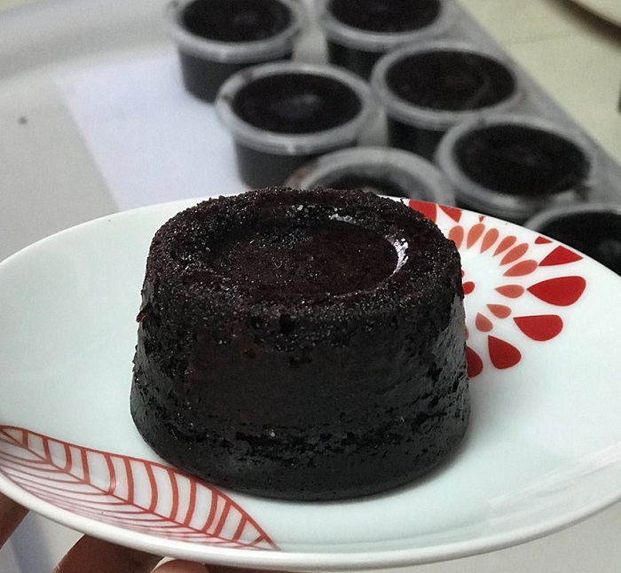 kek coklat kukus