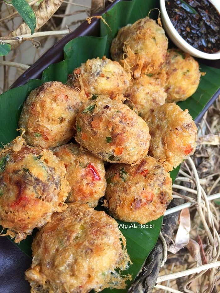 Begedil daging goreng