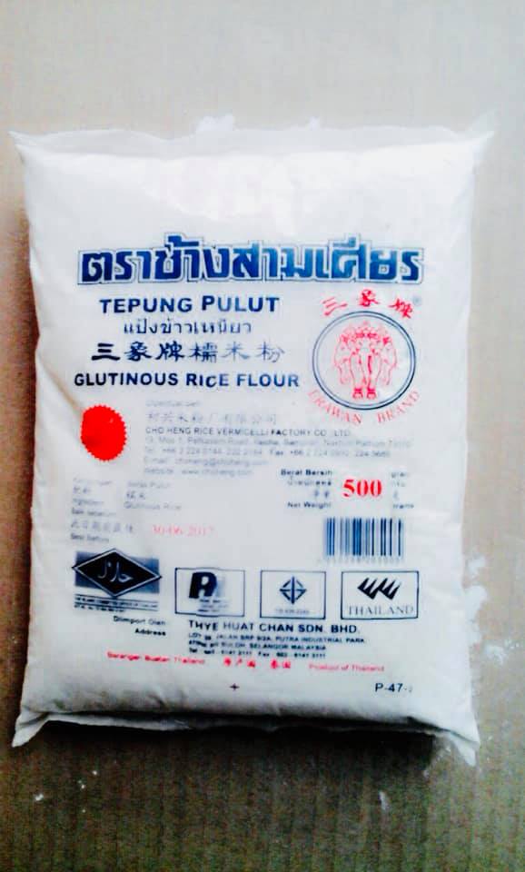 tips kulit cantik dengan tepung beras pulut