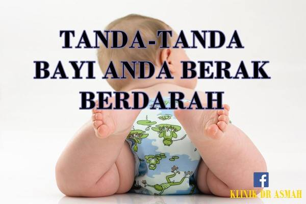 Imej illustrasi berkaitan simpton bayi berak berdarah