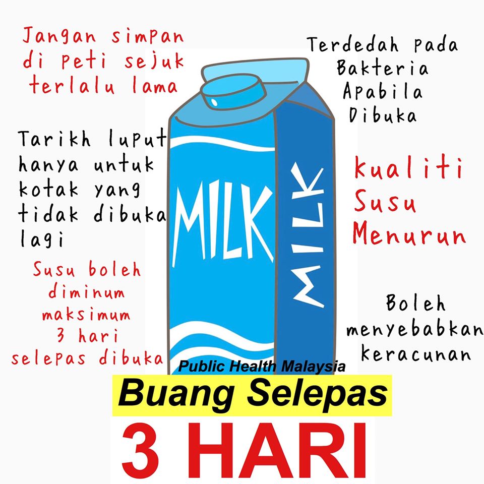 tempoh simpan susu dan yogurt