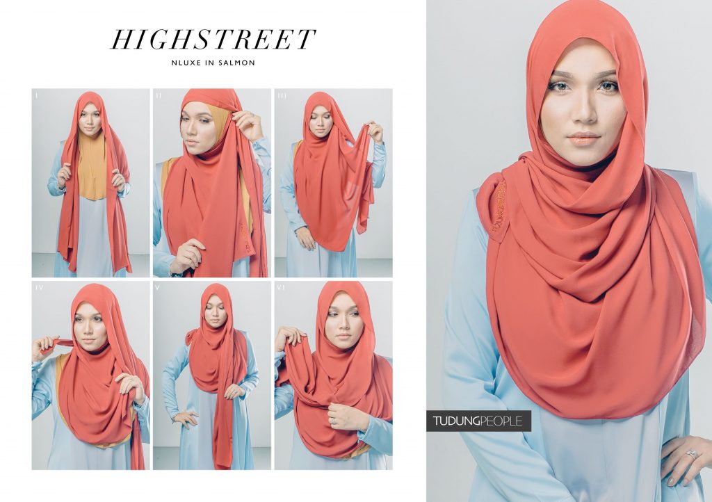 cara pakai shawl