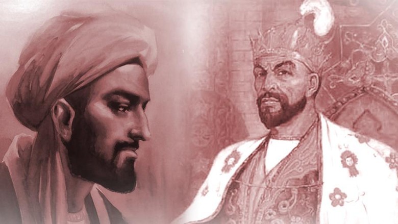 Patung dada Ibnu Khaldun, sejarawan Islam terhebat.