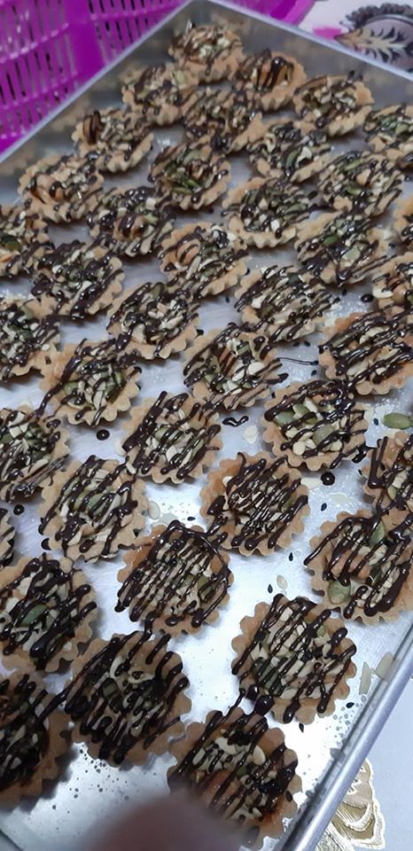 Langkah penyediaan adunan tart Florentine
