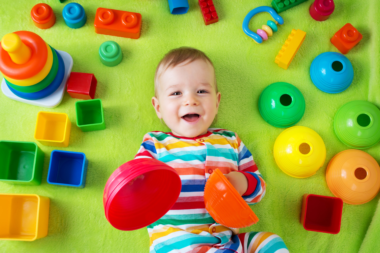 baby with colour