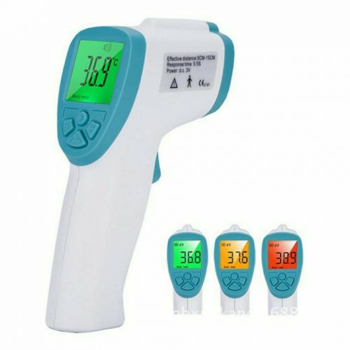 Ibu menyediakan peralatan seperti termometer dan ubat untuk merawat anak yang demam