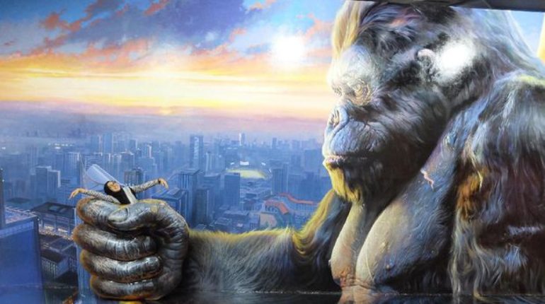 Ilusi seni 3D di Amazing Art World