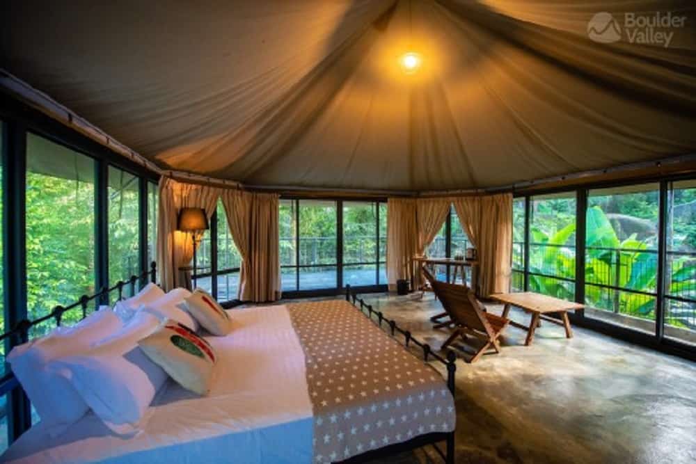Khemah glamping di Boulder Valley, Pulau Pinang