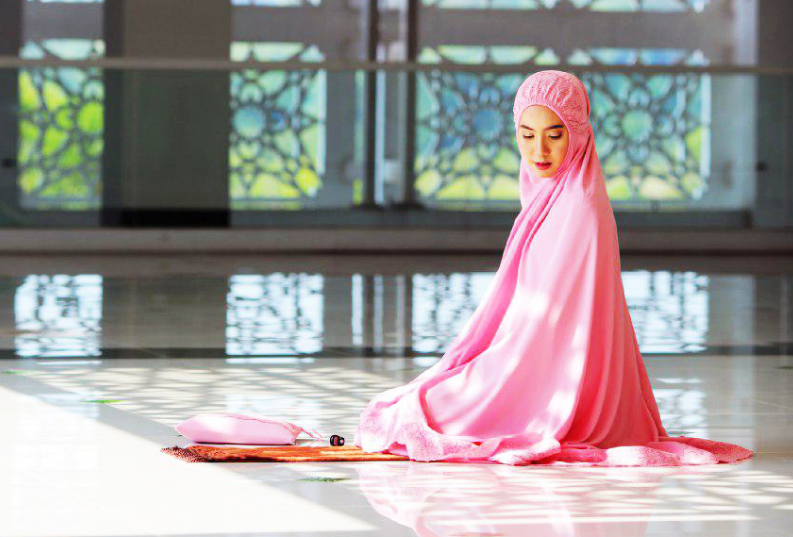 cara pilih telekung solat