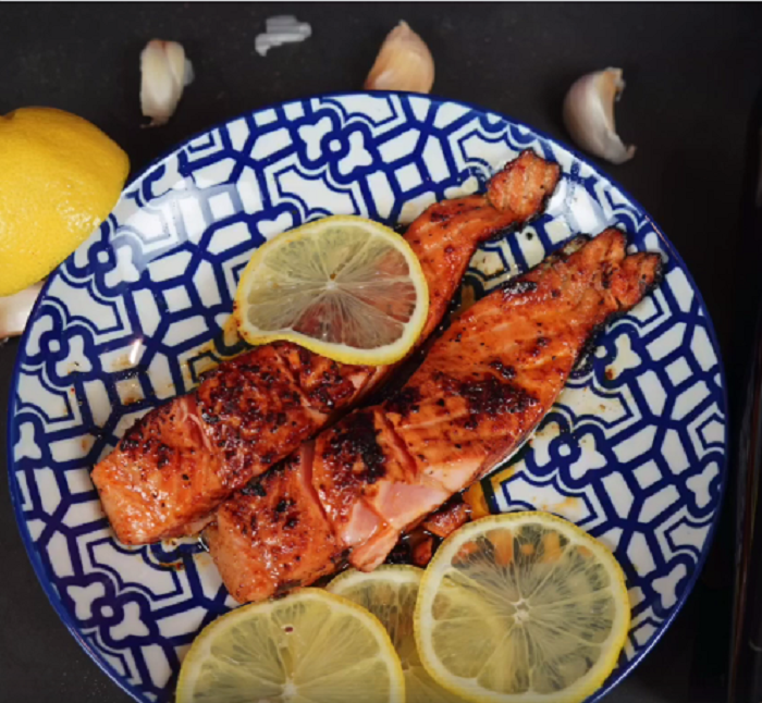 salmon madu panggang