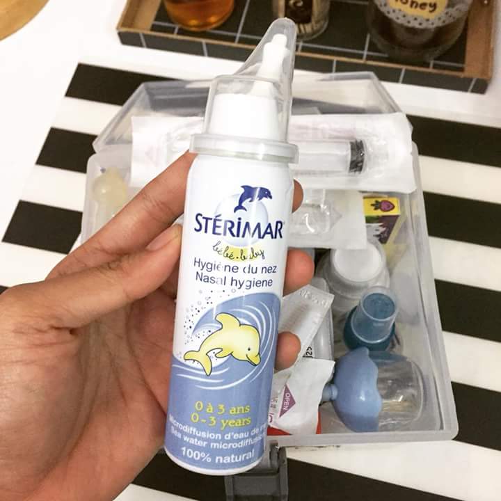 Botol semburan saline untuk kanak-kanak