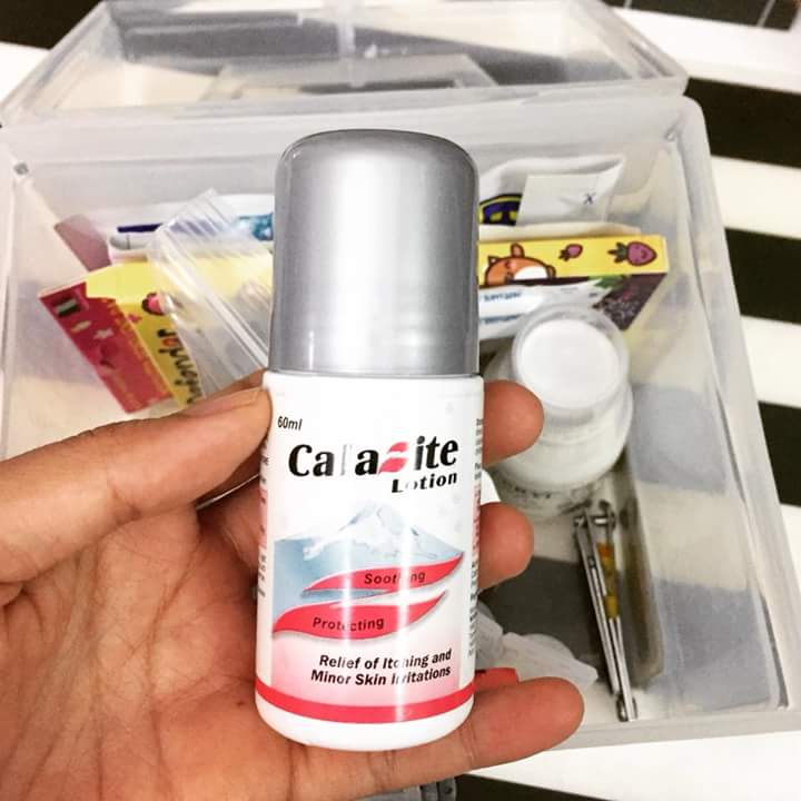Botol losyen calamine untuk gatal-gatal