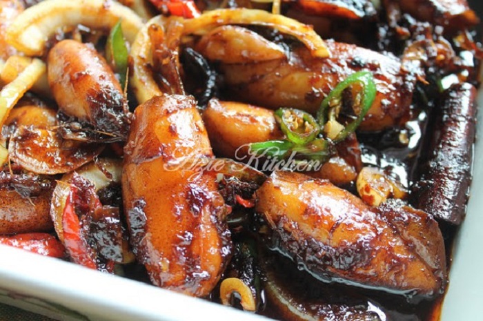 Resepi Sotong Masak Kicap