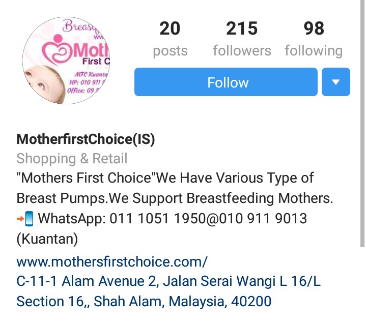 Kelengkapan bayi di Mother First Choice