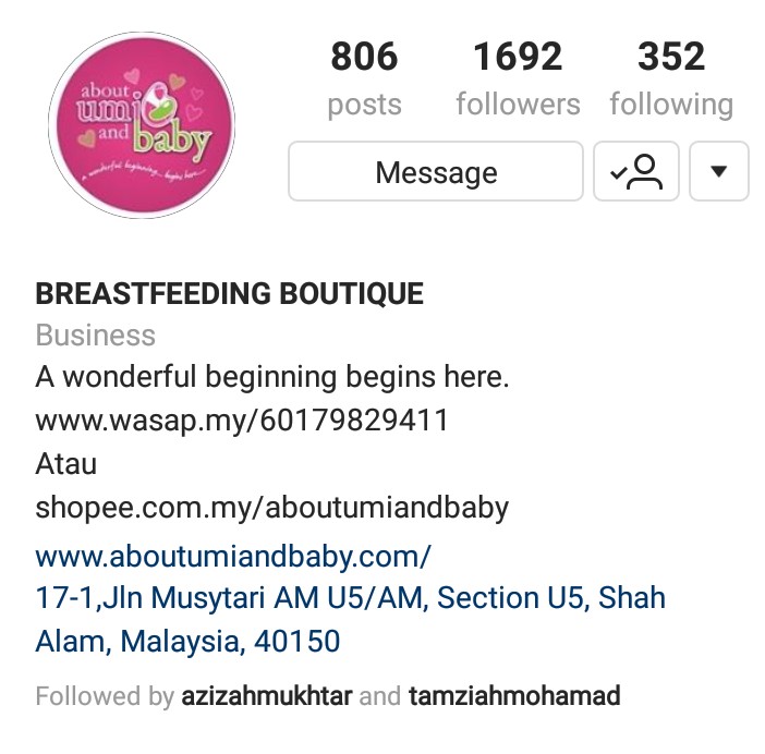 Kelengkapan ibu dan bayi di About Umi And Baby