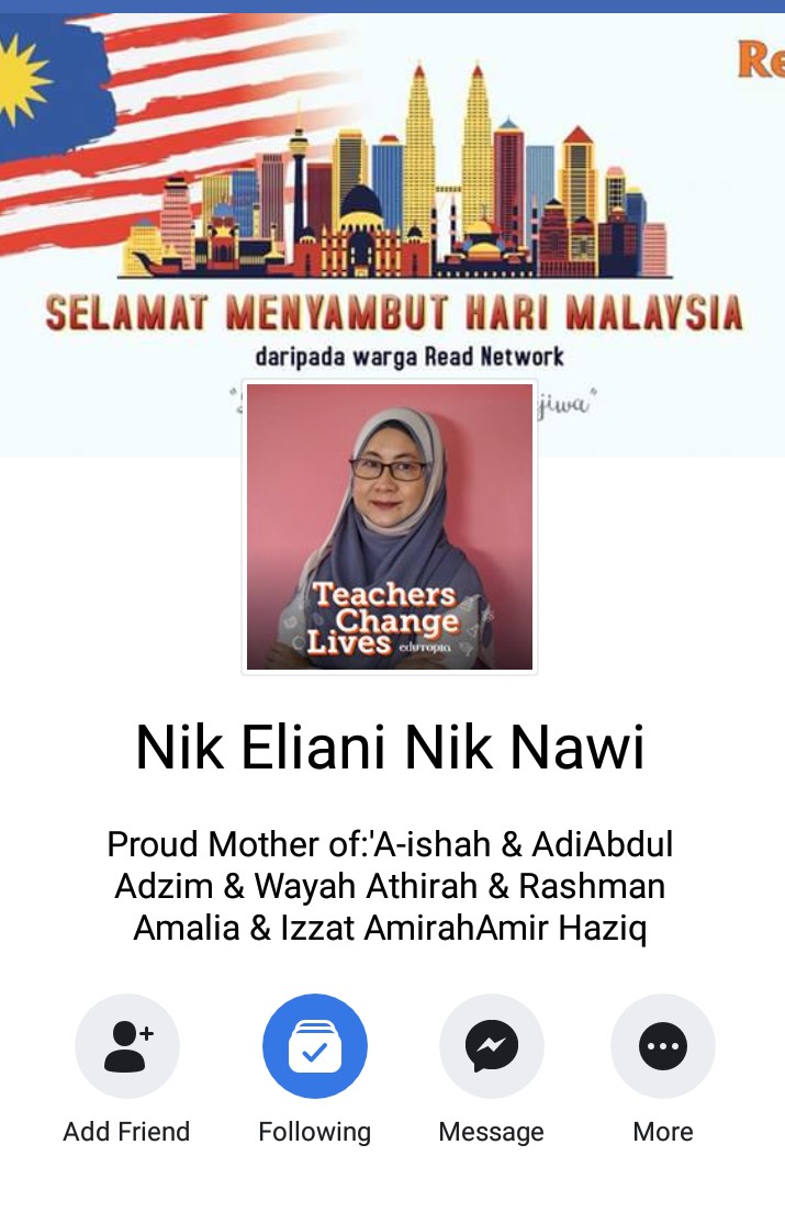 Puan Nik Eliani Nik Nawi, guru fonik.