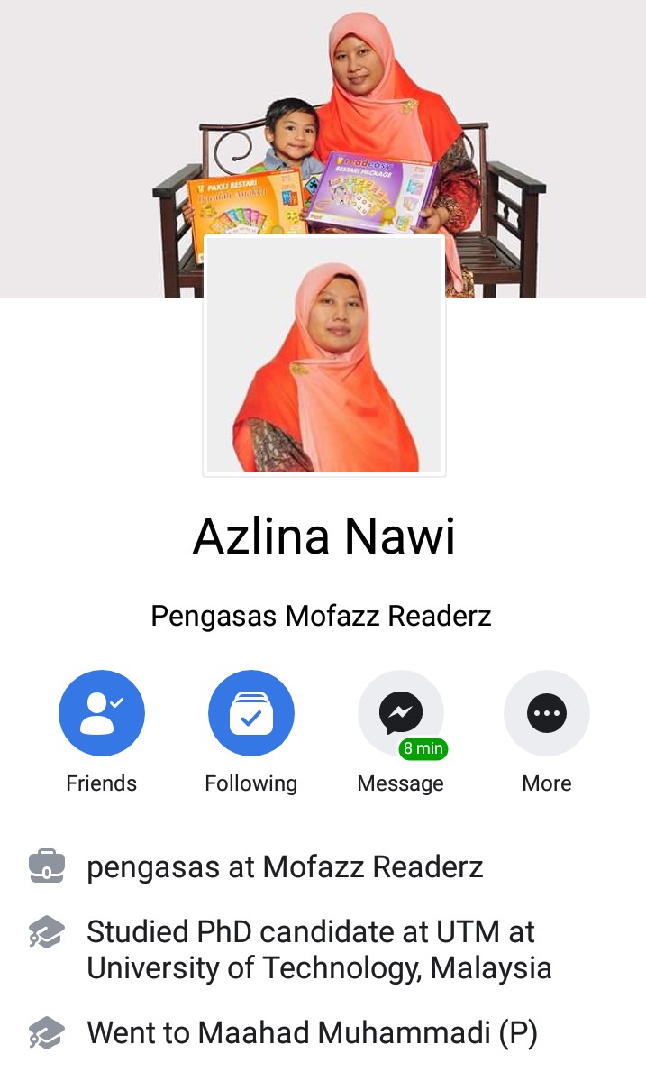 Puan Azlina Nawi, guru fonik dari Skudai.