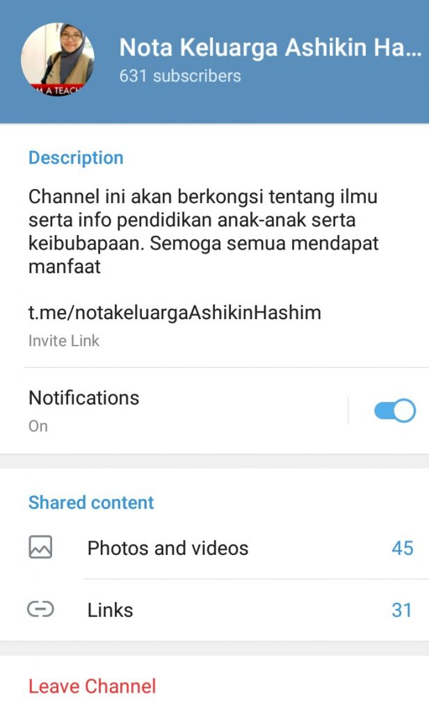 Puan Ashikin Hashim berkongsi nota keluarga di pentas