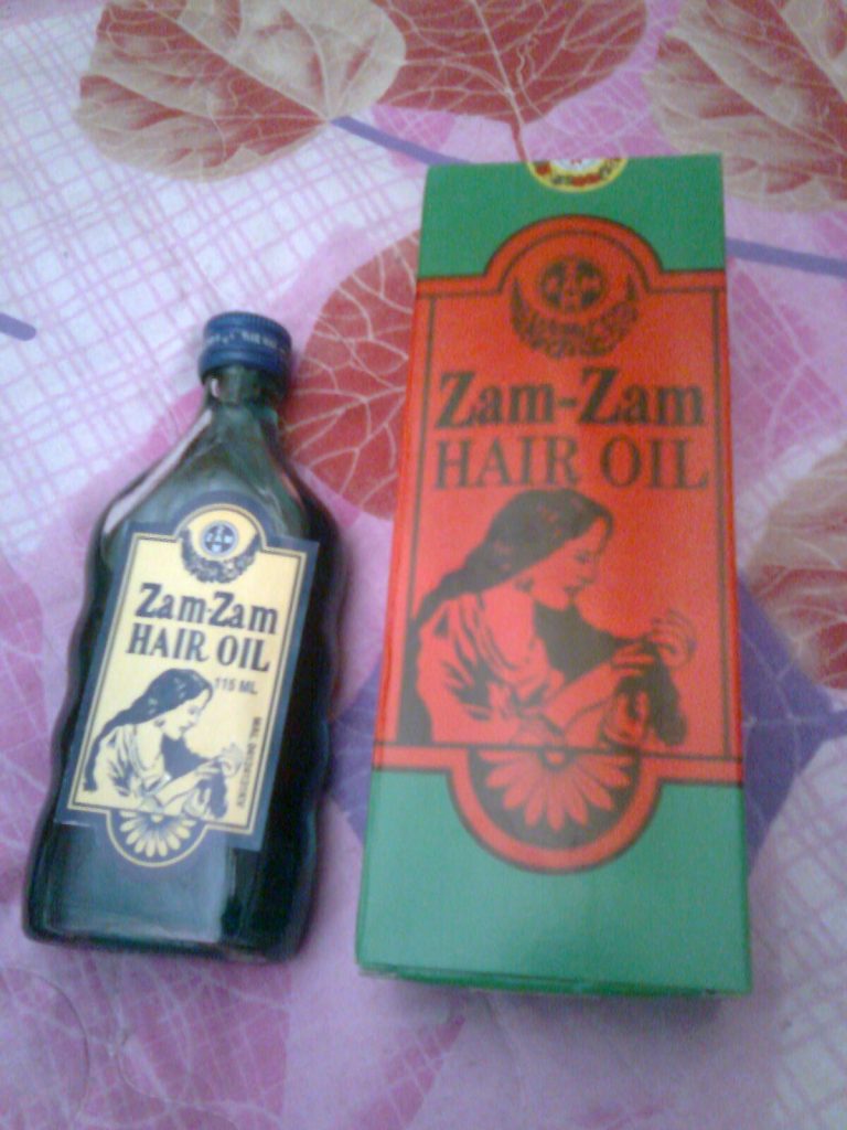 Botol minyak rambut zam-zam