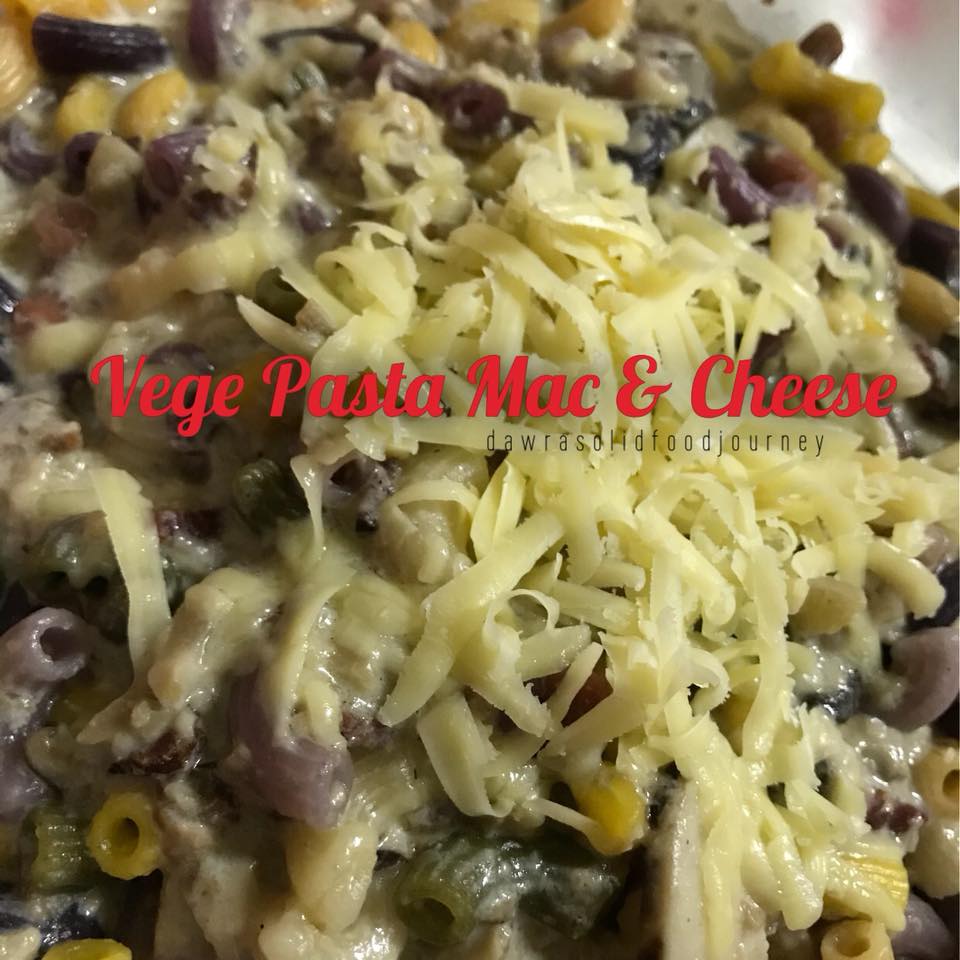 Pasta sayur mac dan keju