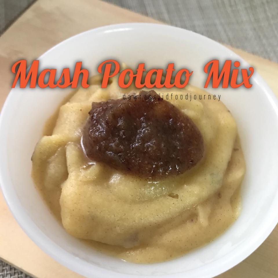 Mash potato lembut untuk bayi