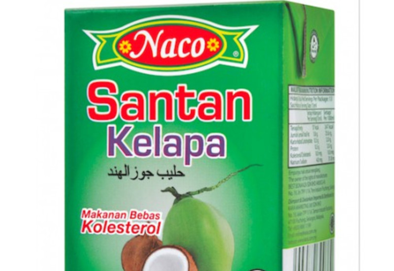 Kotak santan jenama Naco