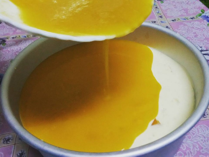 Resepi mango cheese cake