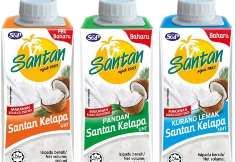 Kotak santan jenama S&P