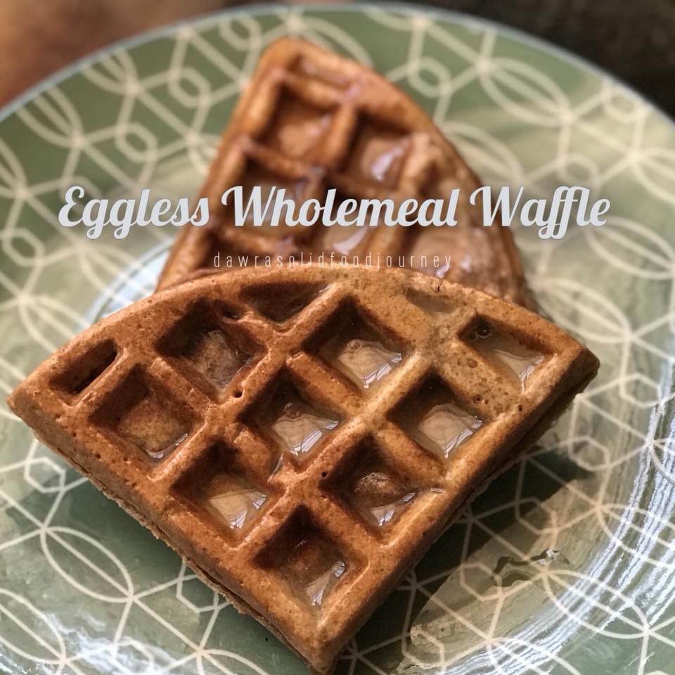 Wafel wholemeal tanpa telur